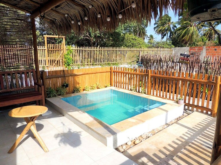 Casinha com piscina na Taíba