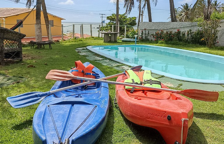 Casa na Praia da Peroba Icapuí CE vista mar, piscina, caiaqu