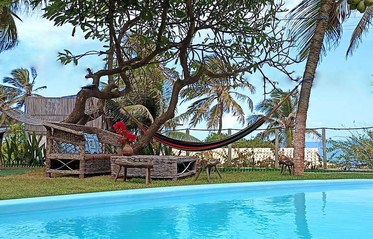 Casa na Praia da Peroba Icapuí CE vista mar, piscina, caiaqu