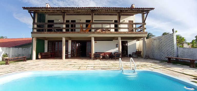 Casa Jangada - Vista al Mar y Piscina en Taíba