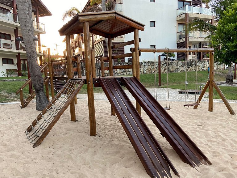 Apartamento no Taíba Beach Resort à Beira-Mar