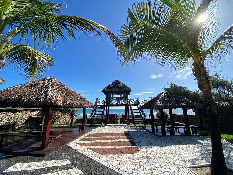 Apartamento no Taíba Beach Resort à Beira-Mar