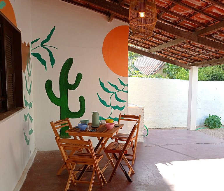 Casa simpática na Taibinha ao lado do mar vizinho ao Taiba I