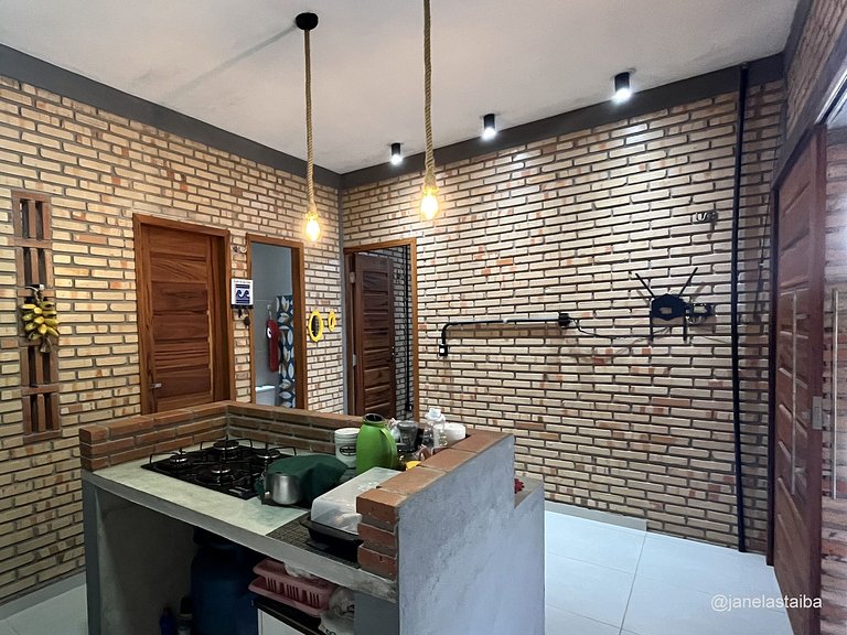 Casa Cajuína - Aconchego a 350m da Praia da Taibinha