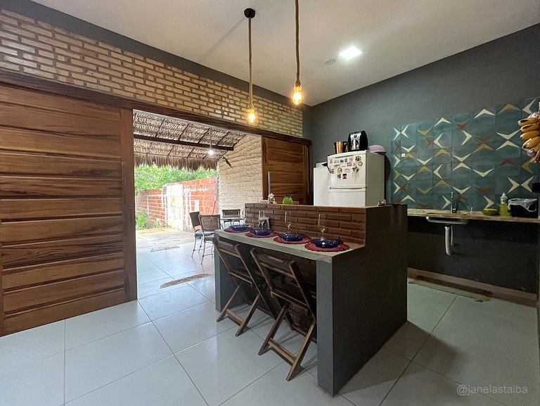 Casa Cajuína - Aconchego a 350m da Praia da Taibinha