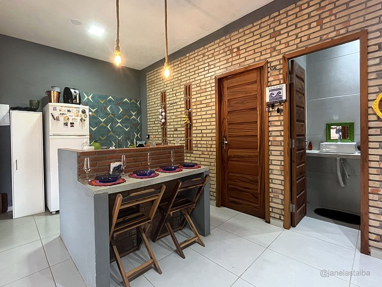 Casa Cajuína - Refugio a 350m de la Playa Taibinha