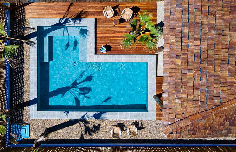 Casa Areia Vila do Chapéu - Taíba Playa y Piscina