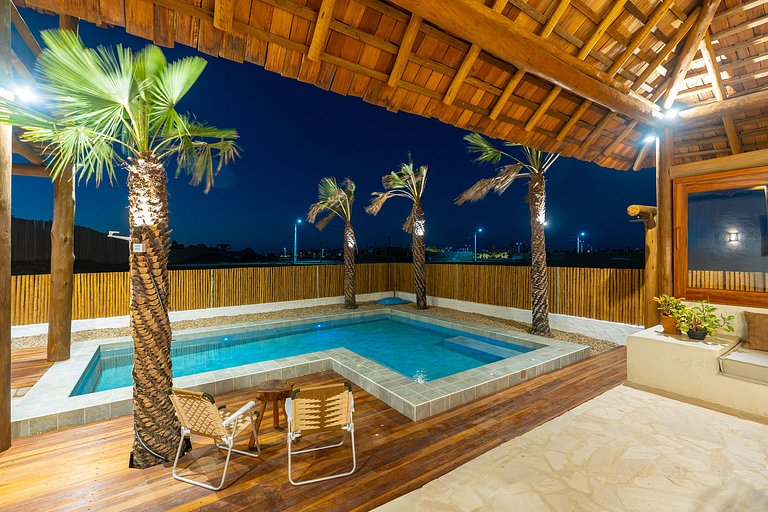 Casa Areia Vila do Chapéu - Taíba Playa y Piscina