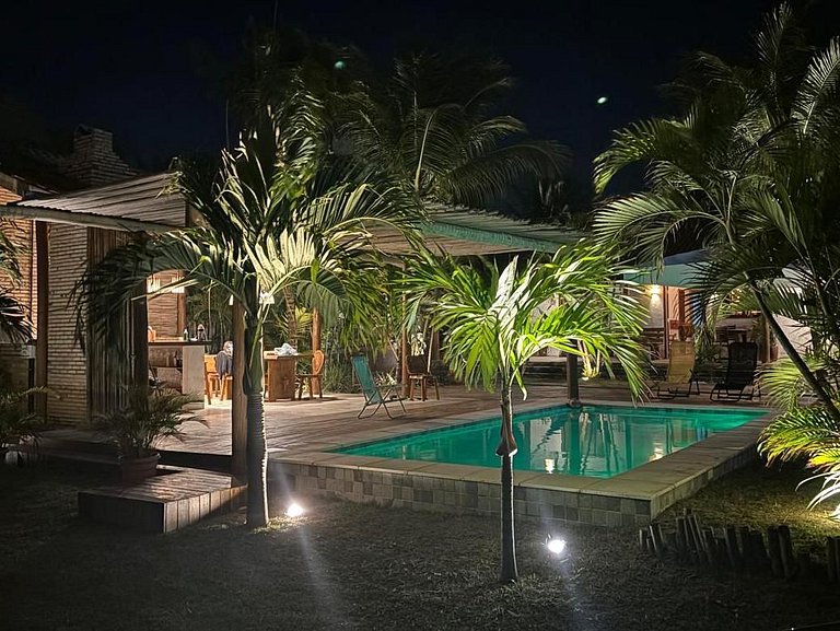 Casa no Morro do Chapéu Taíba Piscina e secretária