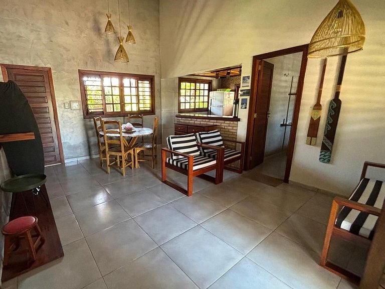 Casa no Morro do Chapéu Taíba Piscina e secretária