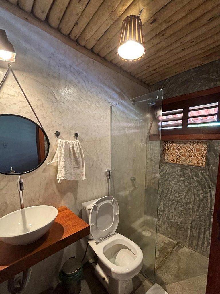 Casa no Morro do Chapéu Taíba Piscina e secretária