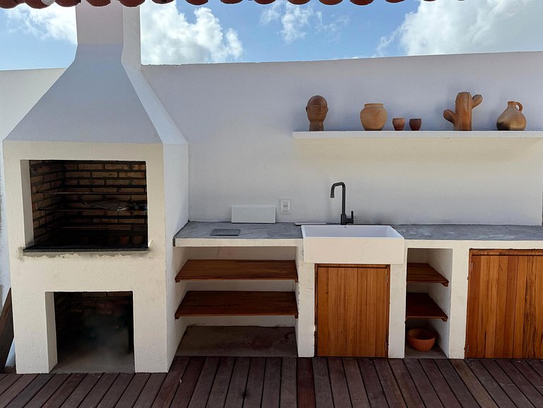 Casa pe na areia ao lado do Hotel Saline Taiba