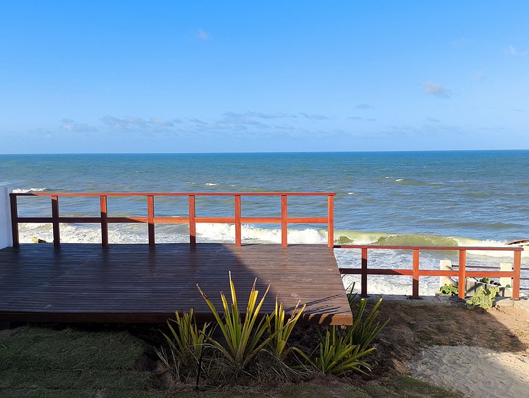 Casa pé na areia ao lado do Hotel Saline Taiba
