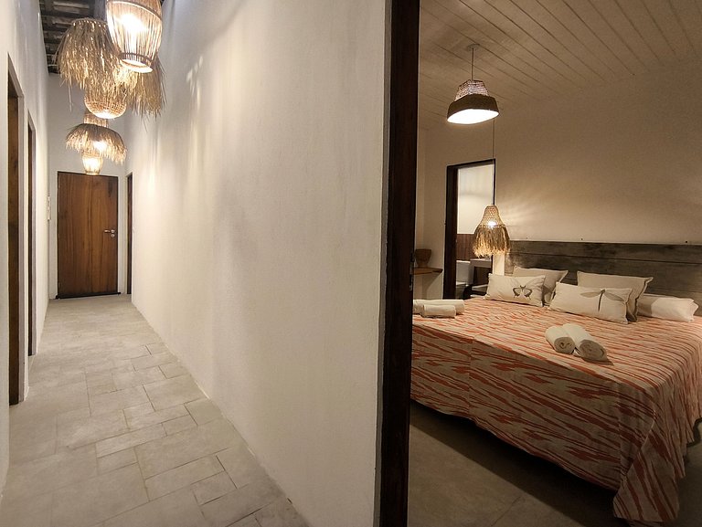 Casa pé na areia ao lado do Hotel Saline Taiba