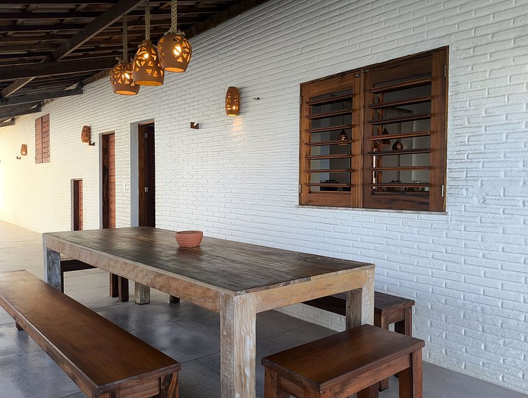 Casa pé na areia ao lado do Hotel Saline Taiba