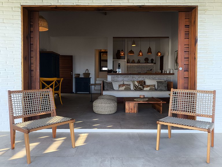 Casa pé na areia ao lado do Hotel Saline Taiba