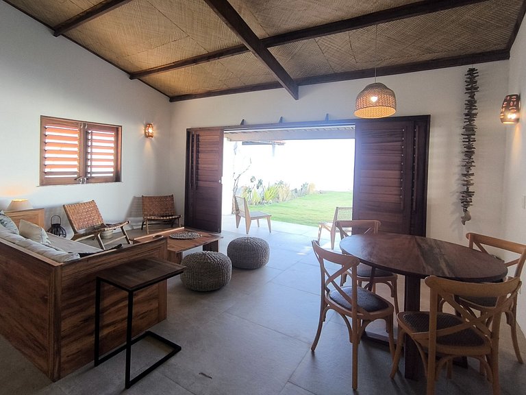 Casa pé na areia ao lado do Hotel Saline Taiba