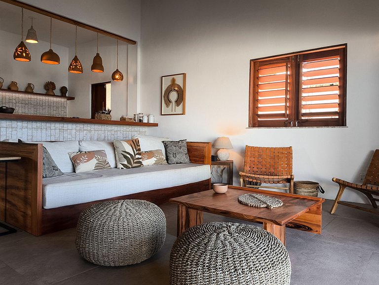 Casa pé na areia ao lado do Hotel Saline Taiba