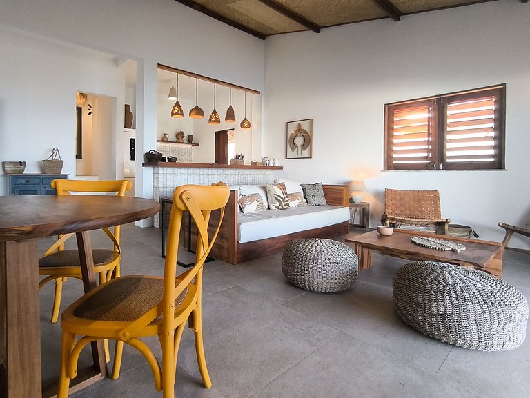 Casa pé na areia ao lado do Hotel Saline Taiba