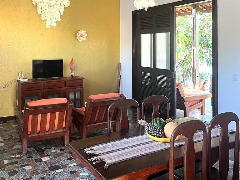 Pé na areia piscina vista MAR e melhor local da Taíba