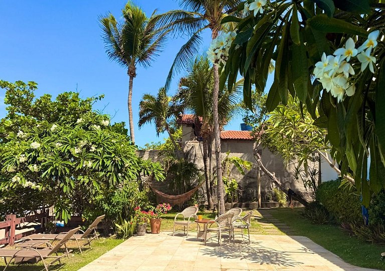 Pé na areia piscina vista MAR e melhor local da Taíba