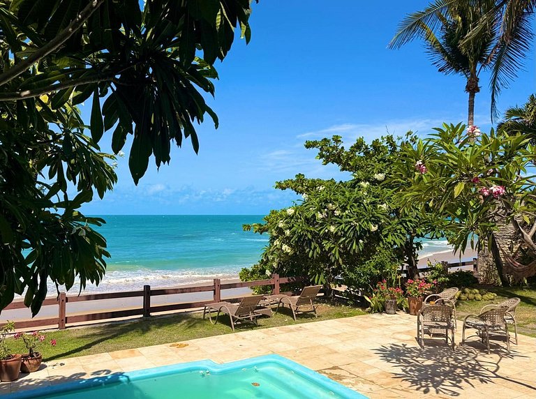 Pé na areia piscina vista MAR e melhor local da Taíba