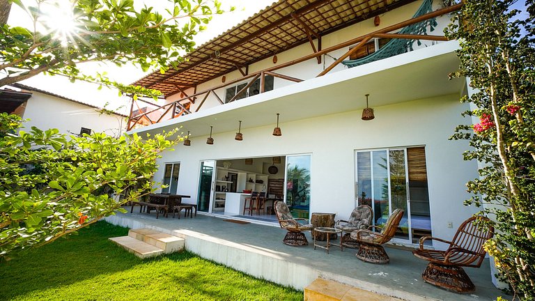 Casa con Piscina Vista al Mar y Dunas Taíba