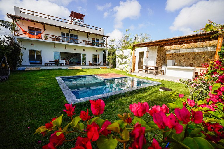 House with Pool Sea and Dunes View Taíba