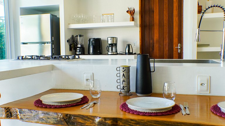 House with Pool Sea and Dunes View Taíba