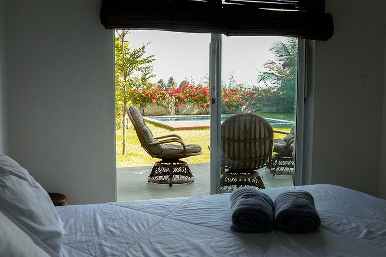 Casa con Piscina Vista al Mar y Dunas Taíba