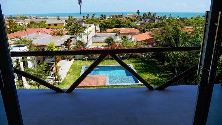 House with Pool Sea and Dunes View Taíba