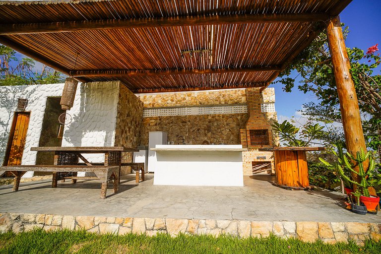 House with Pool Sea and Dunes View Taíba