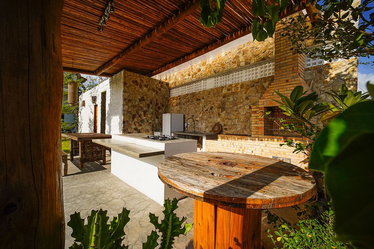 Casa con Piscina Vista al Mar y Dunas Taíba