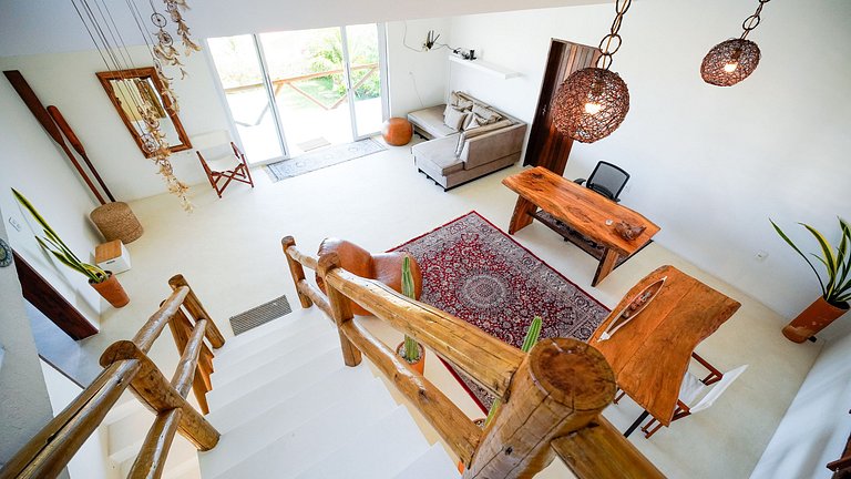 Casa con Piscina Vista al Mar y Dunas Taíba