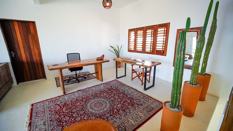 Casa con Piscina Vista al Mar y Dunas Taíba