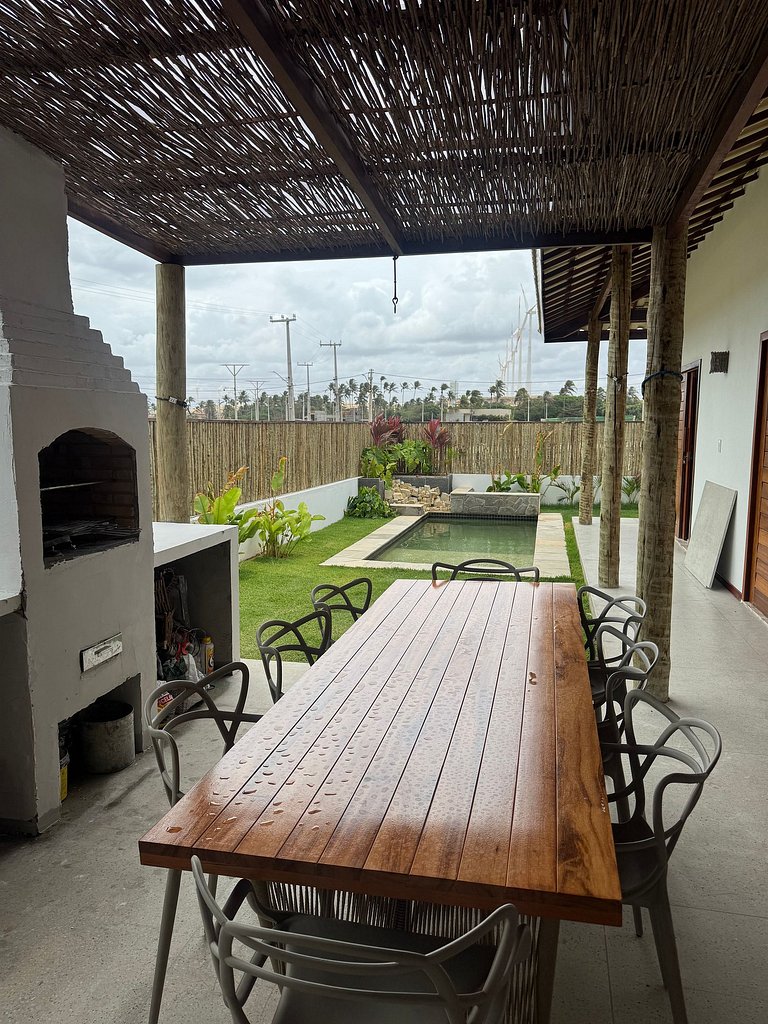 Casa confortável com piscina Vila do Chapéu Taíba