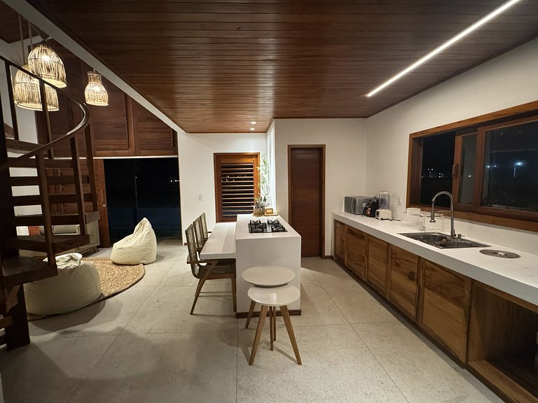 Casa confortável com piscina Vila do Chapéu Taíba