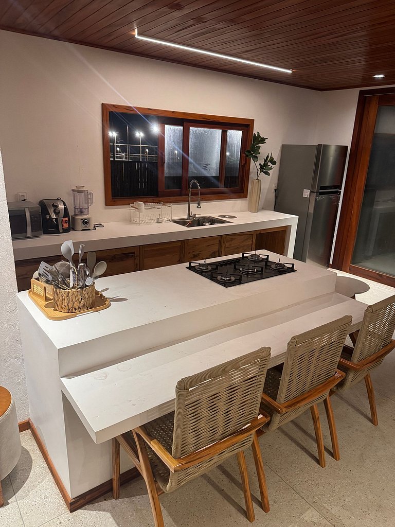 Casa confortável com piscina Vila do Chapéu Taíba