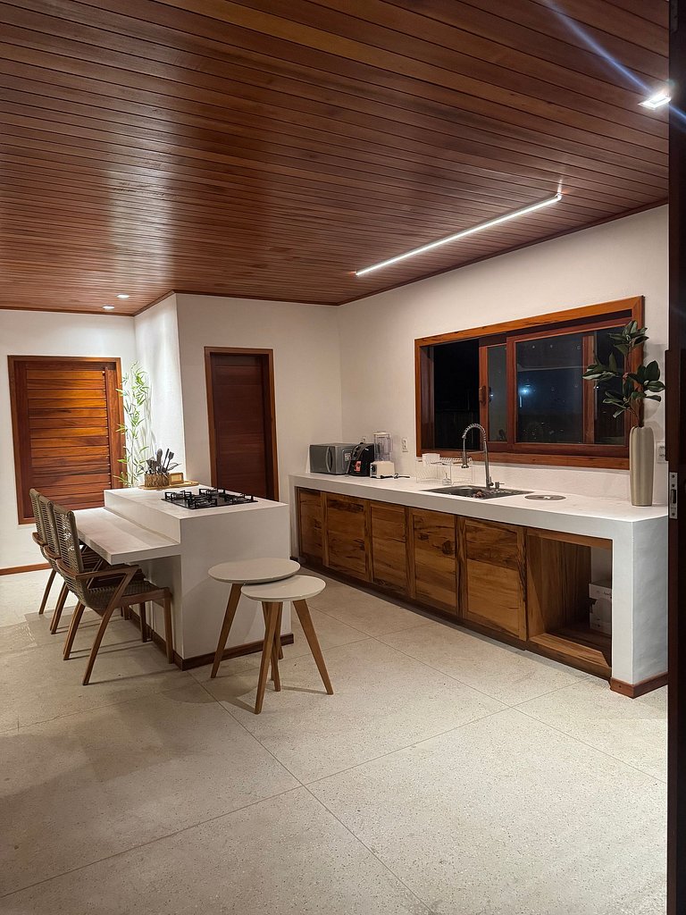 Casa confortável com piscina Vila do Chapéu Taíba