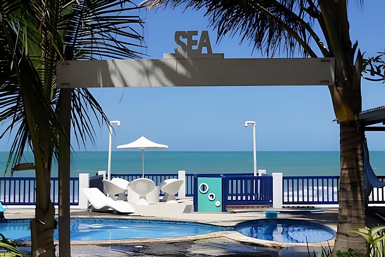Casa en la Playa de Taíba - Piscina Vista al Mar