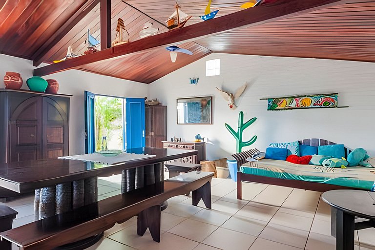 Casa na Praia da Taíba pé na areia