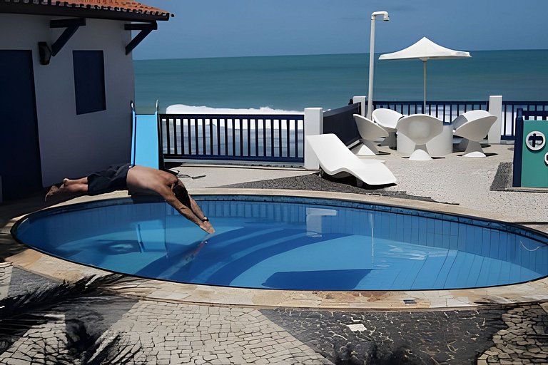 Casa en la Playa de Taíba - Piscina Vista al Mar