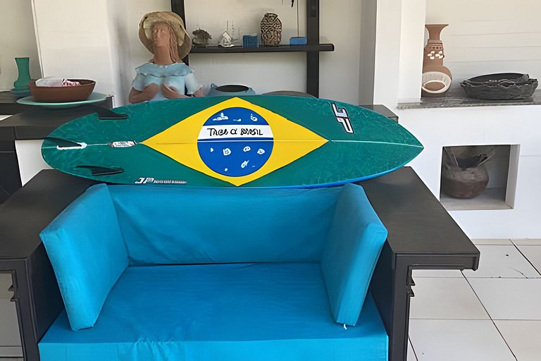 Casa na Praia da Taíba pé na areia