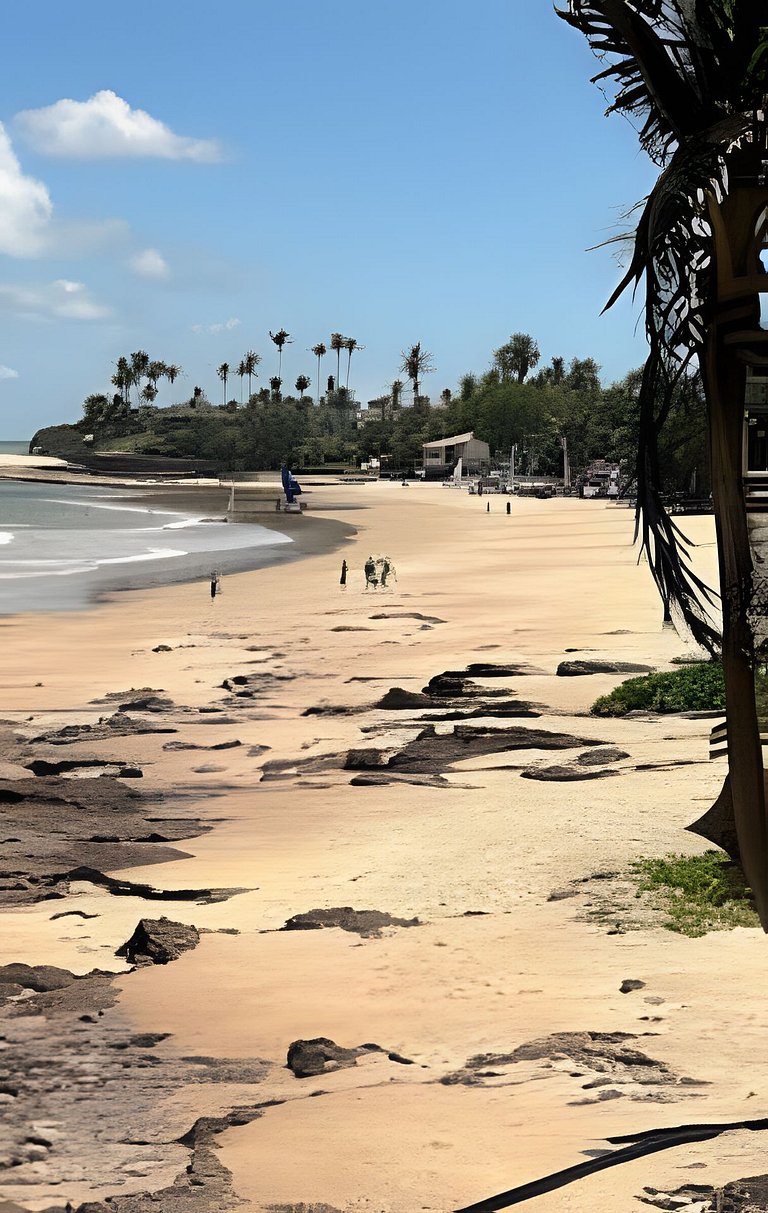 Casa na Praia da Taíba pé na areia