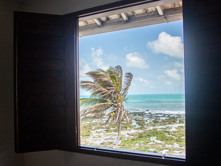 Casa Imje - Frente al Mar con Piscina en Taíba