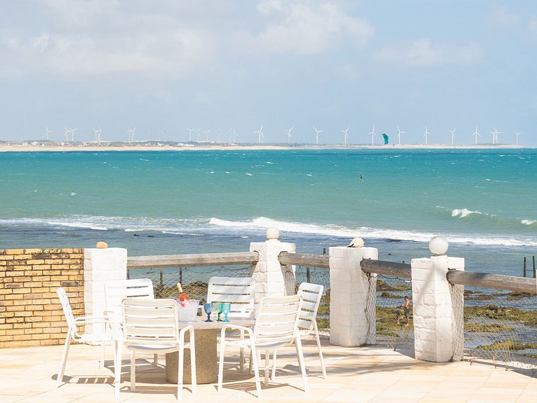 Casa Imje - Pé na Areia com Piscina no Centro da Taíba