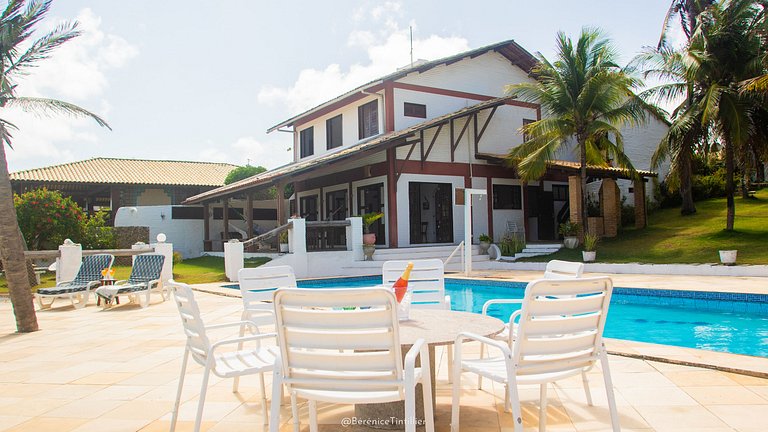 Casa Imje - Frente al Mar con Piscina en Taíba