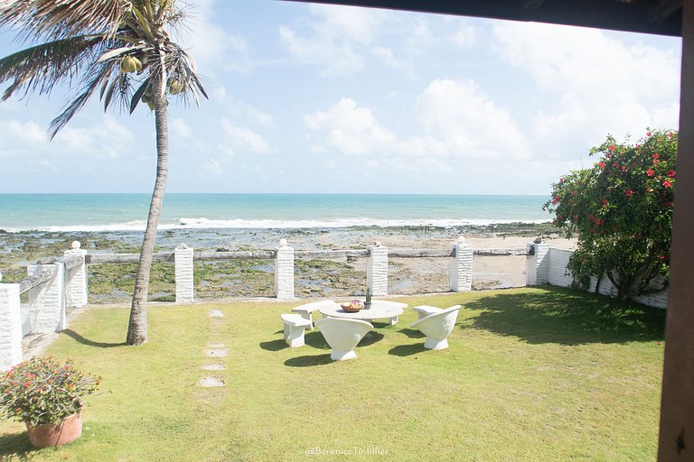 Casa Imje - Pé na Areia com Piscina no Centro da Taíba