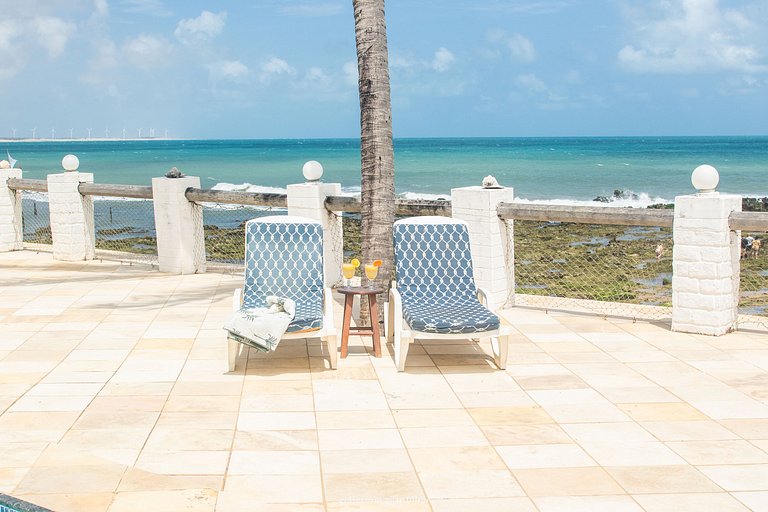 Casa Imje - Pé na Areia com Piscina no Centro da Taíba