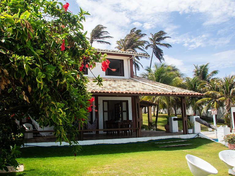 Casa Imje - Pé na Areia com Piscina no Centro da Taíba